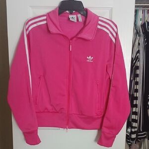 Adidas Women's Vibrant Pink Bomber Jacket